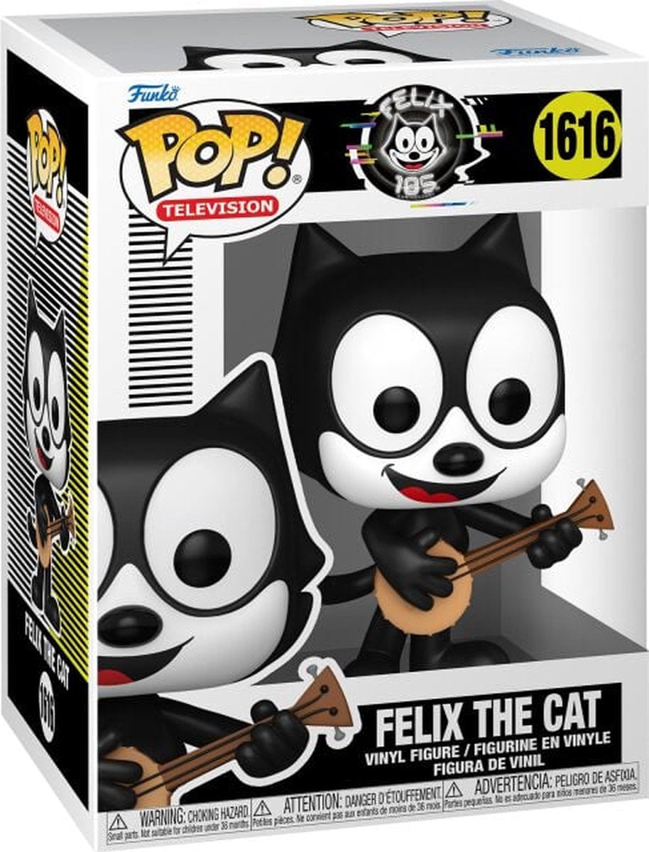 Funko felix the cat felix the cat vinylfigur 1616 pop! sort og hvid