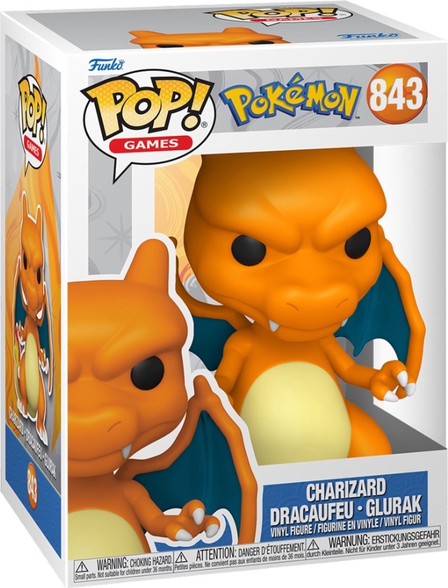 Funko pop spil: pokémon charizard - pop #843