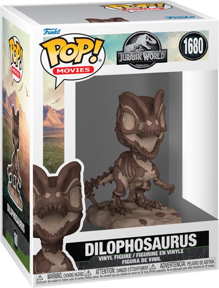 Funko popfilm: jurassic world - dilophosaurus pop #1680