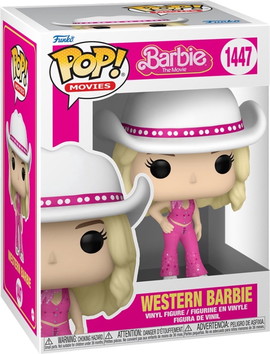 Funko popfilm: western barbie - glamourøs figur fra filmen - #1447