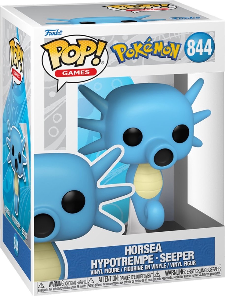 Funko pop spil: pokémon horsea - pop #844