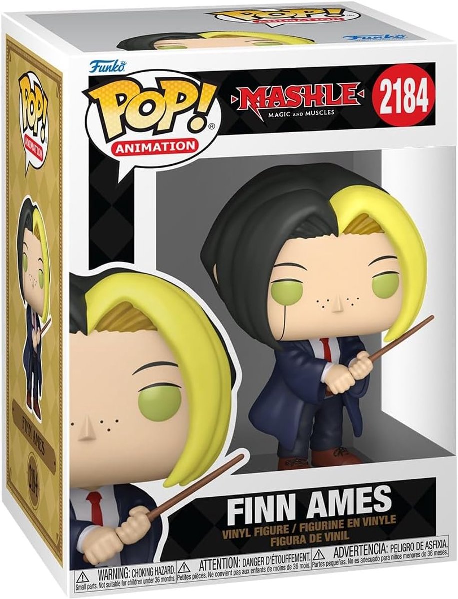 Funko mashle finn ames vinyl figur 2184 unisex pop! - neutral - standard