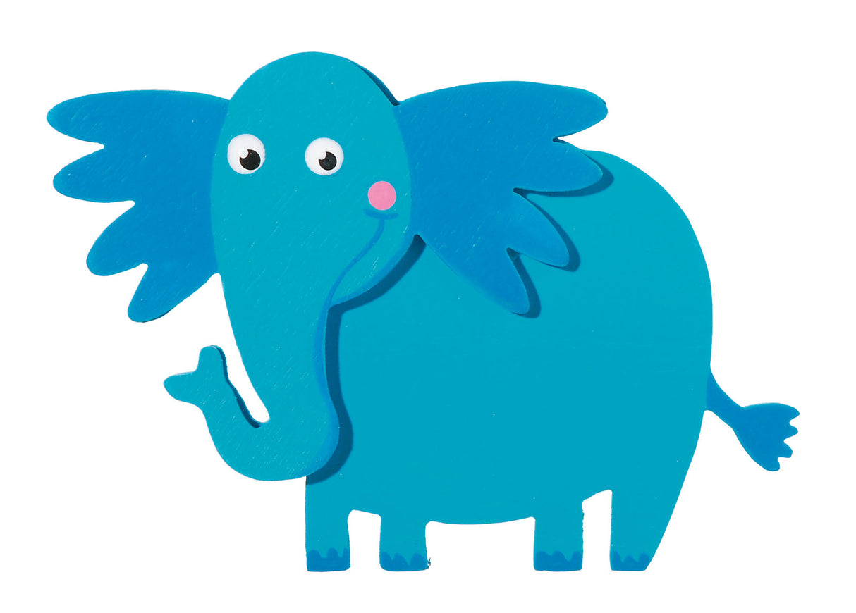 Darice • malet træformet elefant
