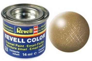 Revell maling til modelbygning nummer 92 metallisk messing