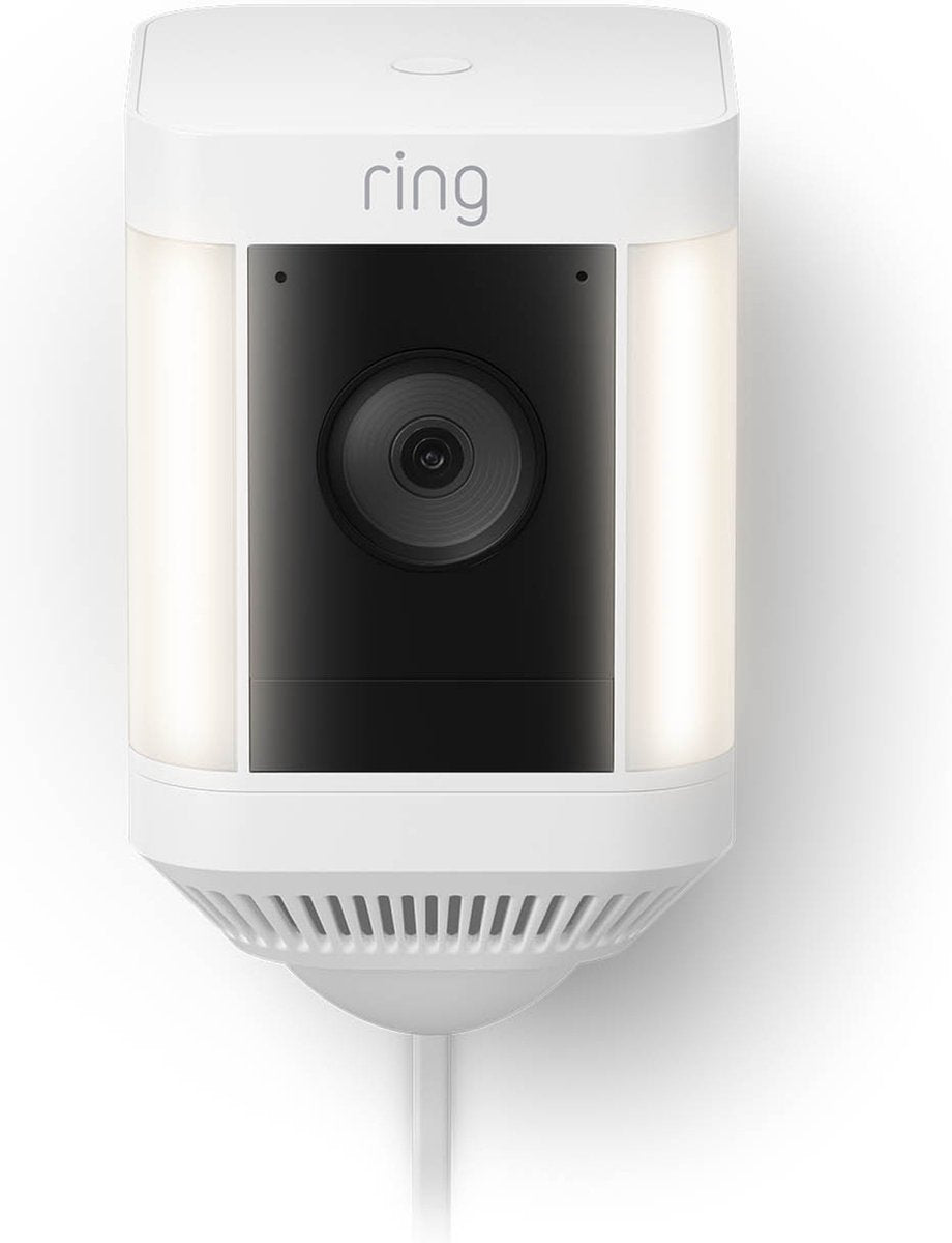 Ring spotlight cam plus - plug-in - sikkerhedskamera - hvid