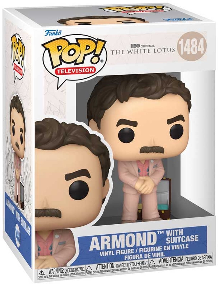 Funko pop! fjernsyn: den hvide lotus - Armond med kuffert #1484