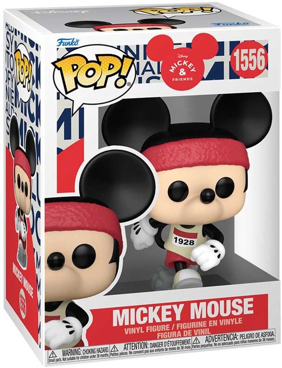 Funko mickey mouse mickey og venner - mickey mouse vinyl figur 1556 unisex pop! - flerfarvet - standard