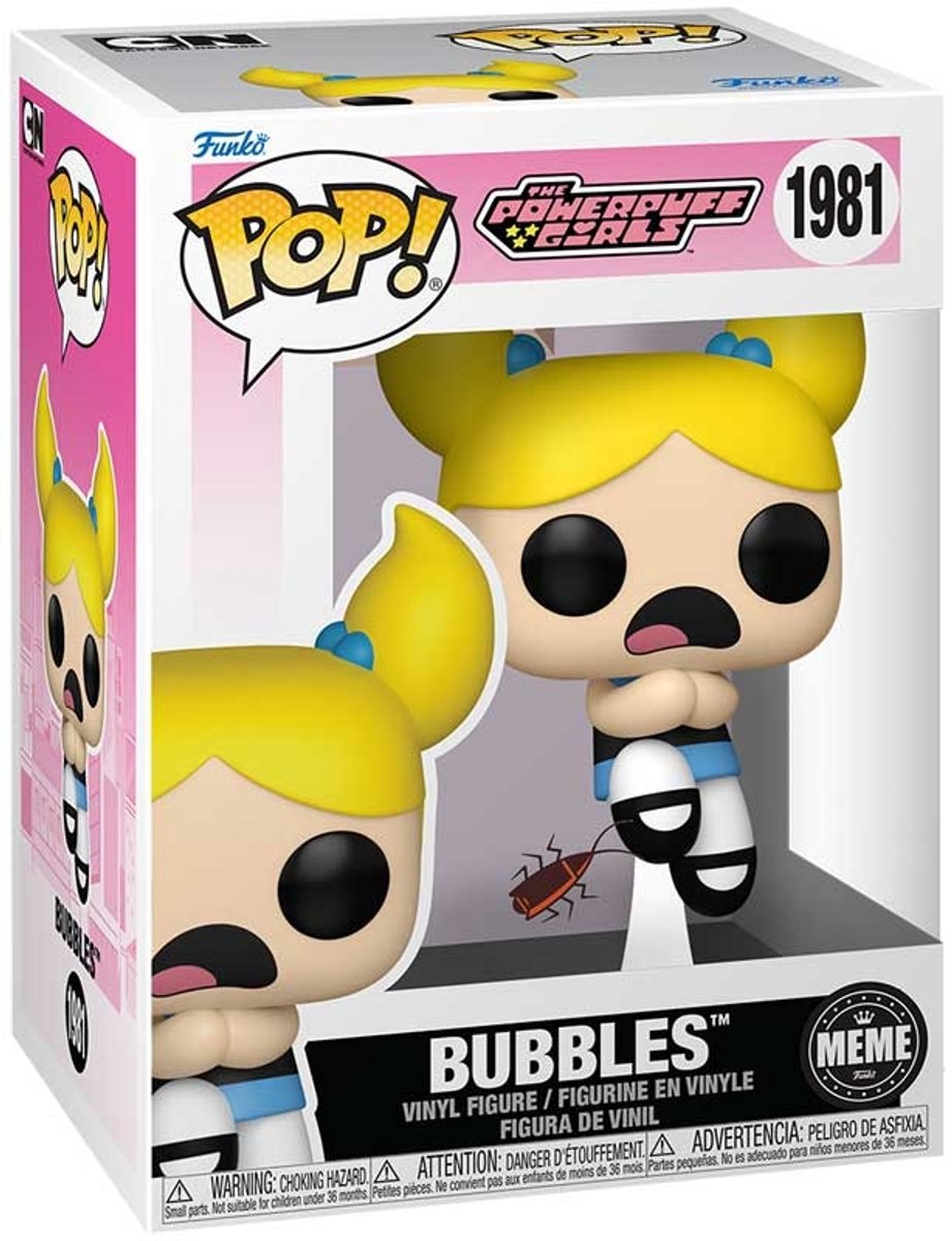 Funko pop! powerpuff-pigerne - bobler (meme) #1981