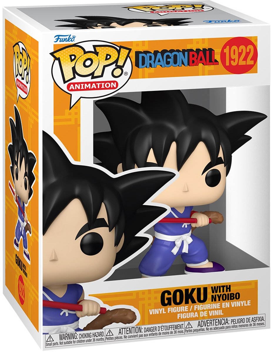 Funko pop animation: dragon ball - goku med nyoibo pop #1922