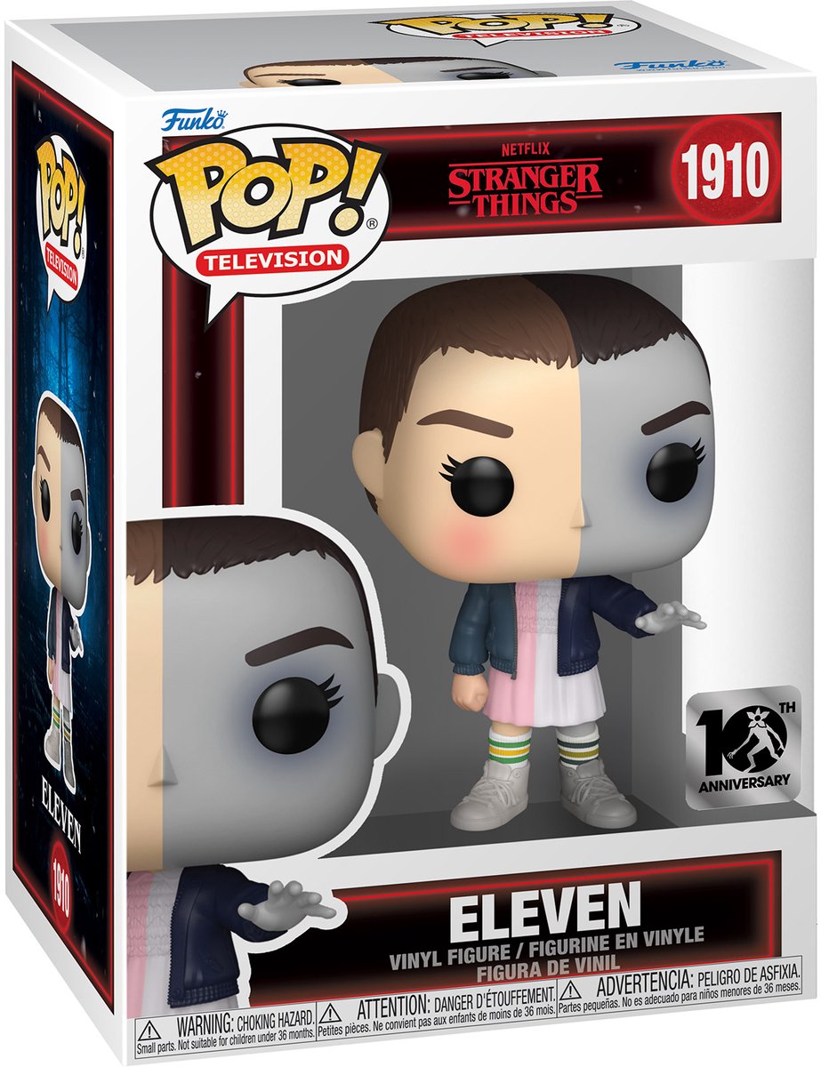 Funko pop! fjernsyn: fremmede ting - elleve (split) #1910