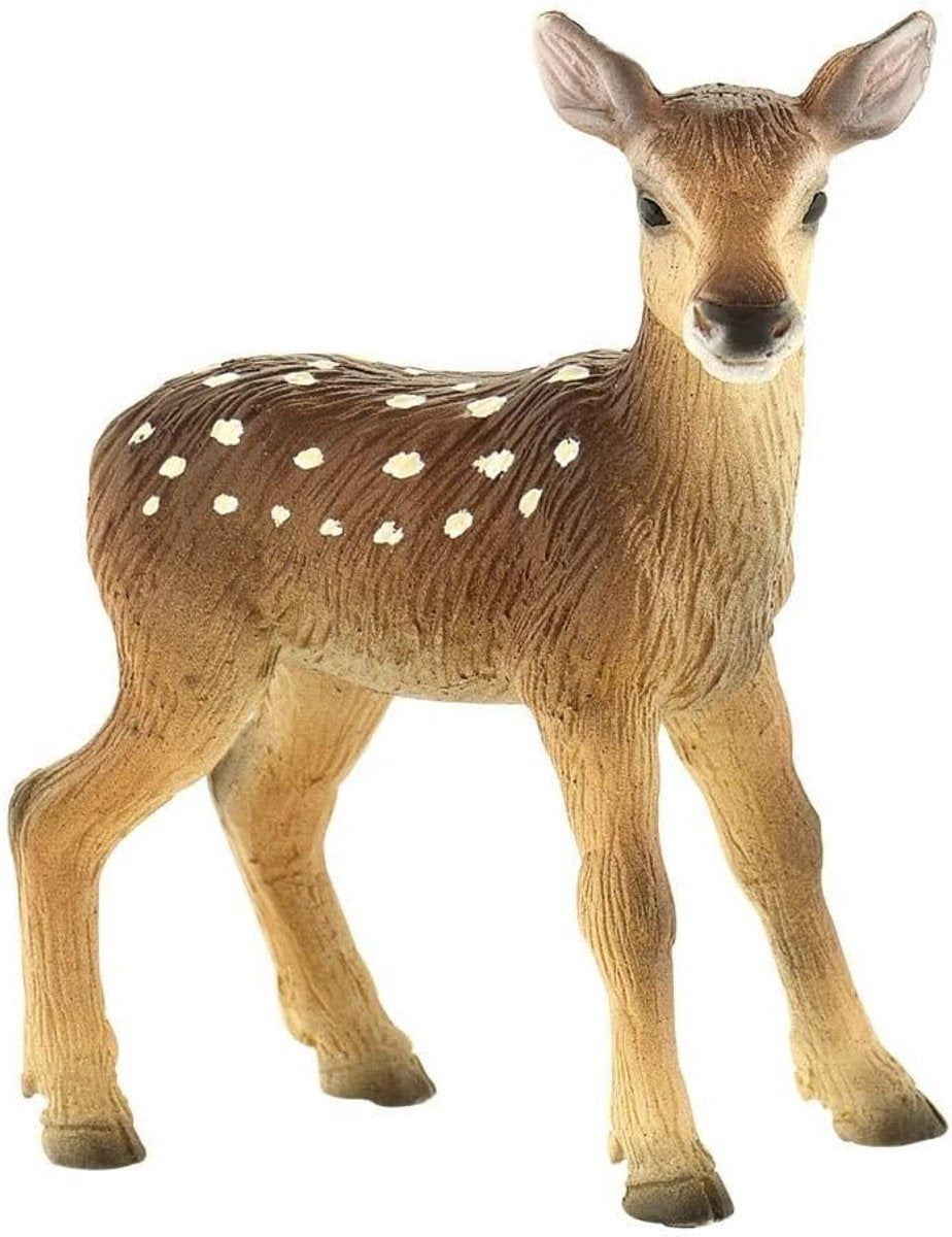 Bullyland 64448 – kronhjortekalv – ca. 6 cm – realistisk og håndmalet dyrelivsfigur – ideel til pædagogisk leg, naturhistorier eller dekoration til børn fra 3 år