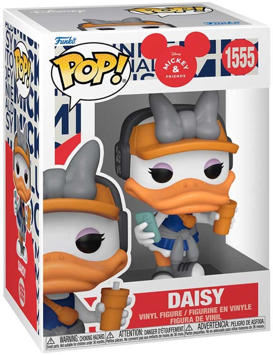 Funko mickey mouse mickey og venner - daisy vinyl figur 1555 unisex pop! - flerfarvet - standard