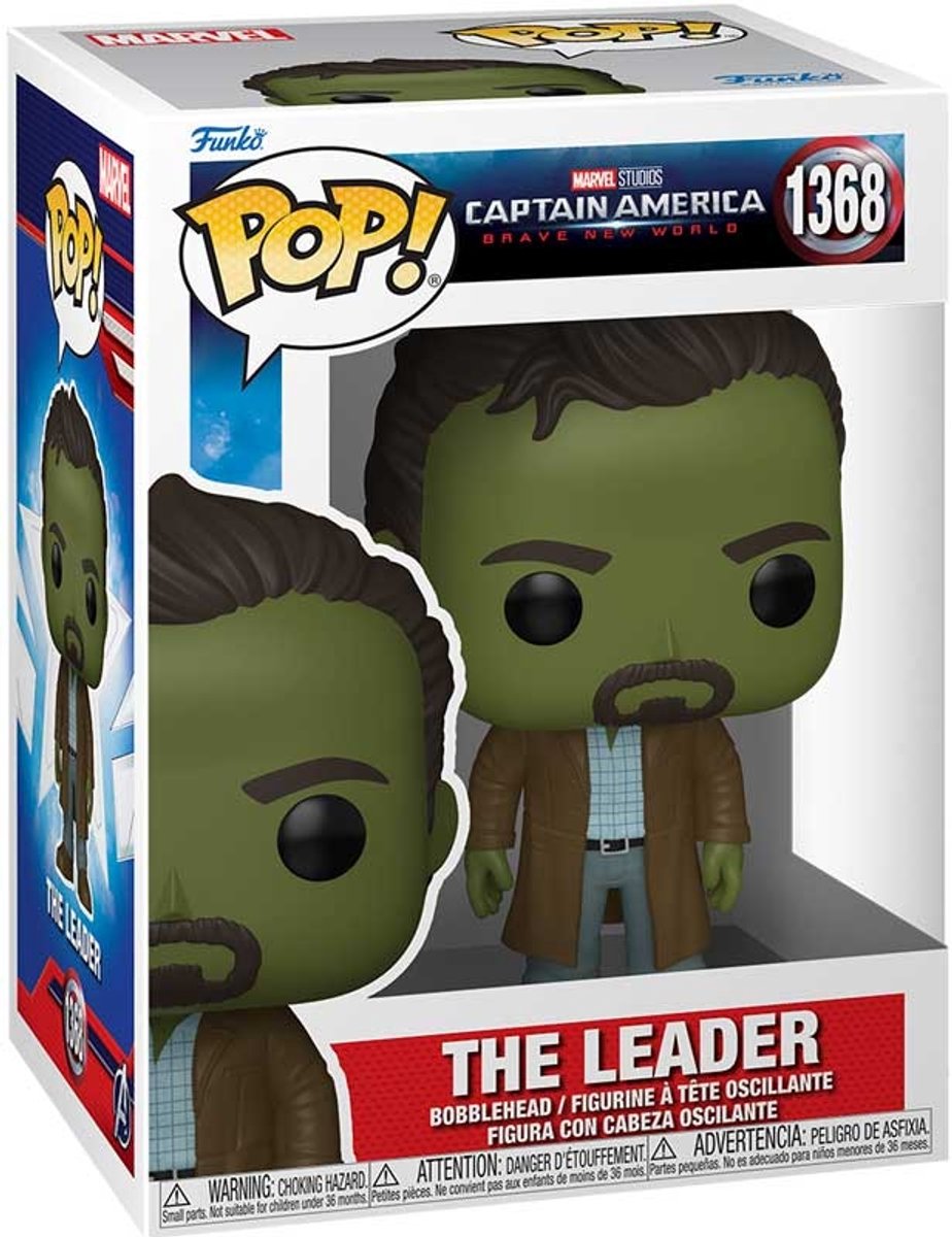 Funko captain america brave new world - den førende vinylfigur 1368 unisex pop! - flerfarvet - standard