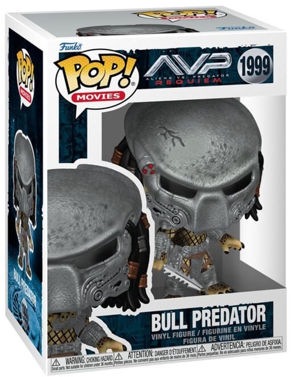 Funko alien vs. predator bull predator vinylfigur 1999 unisex pop! - neutral - standard