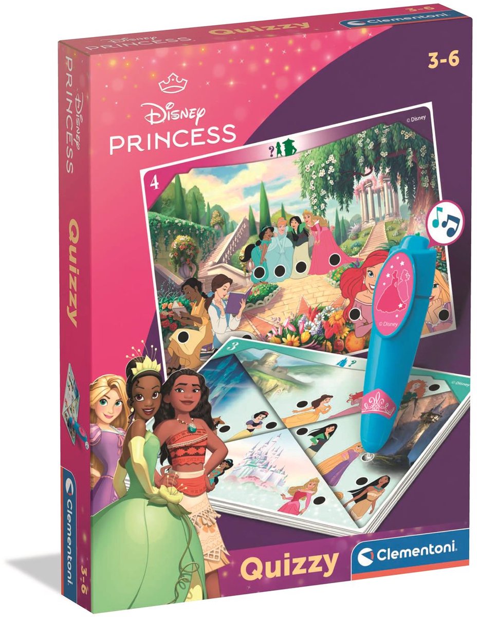 Clementoni disney prinsesse quizzy spil