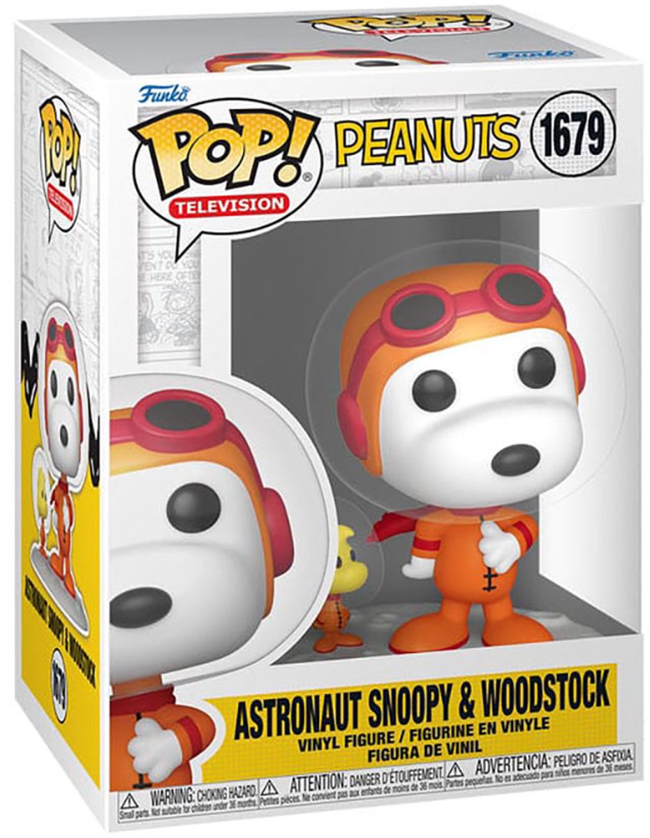 Funko peanut pop! animation figur space snoopy 9 cm pop! figur