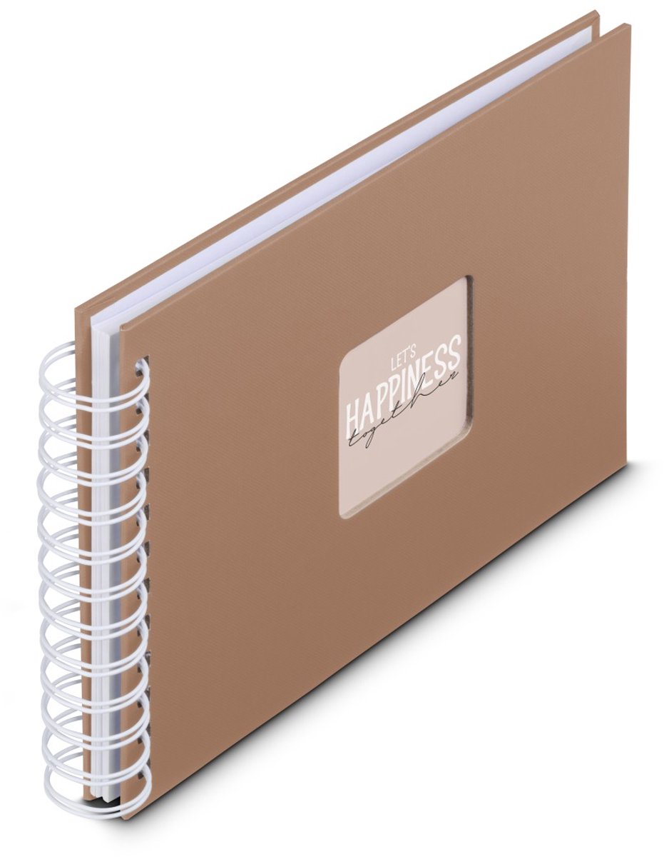Hama spiral fotoalbum - kunst - 24x17 - 50 sider - skum