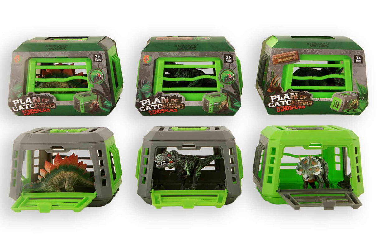 Kidsfun dino i bur 13cm kidsfun dino i bur 13cm