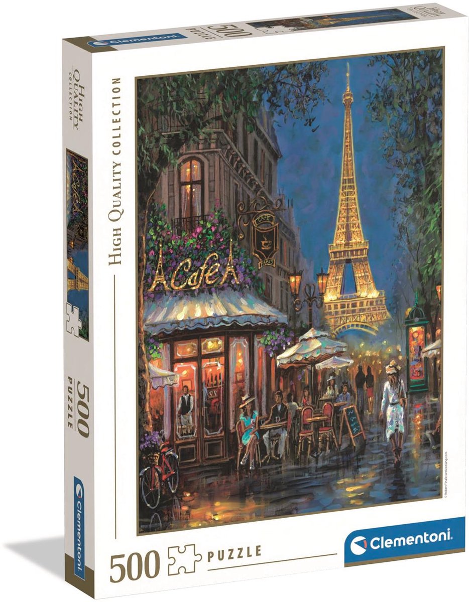 Clementoni puslespil Paris Eiffeltårnet, 500 stk.