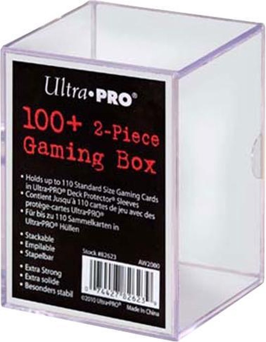 Ultrapro 2-delt opbevaringsboks til 100+ kort klar