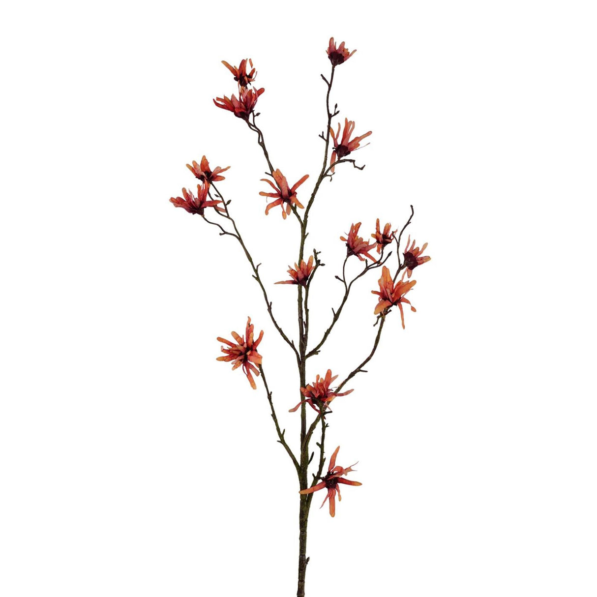Roberts kollektion kunstig gren hamamelis orange 120cm