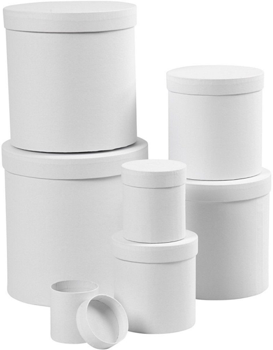 Creativ virksomhed https: www.cchobby.nl round-boxes-round-size-7x7-5-9x10-2-12x12-7-14-5x15-2-17x17-7-19-5x20-2-22x22-7-cm-white-7-piece-1-set