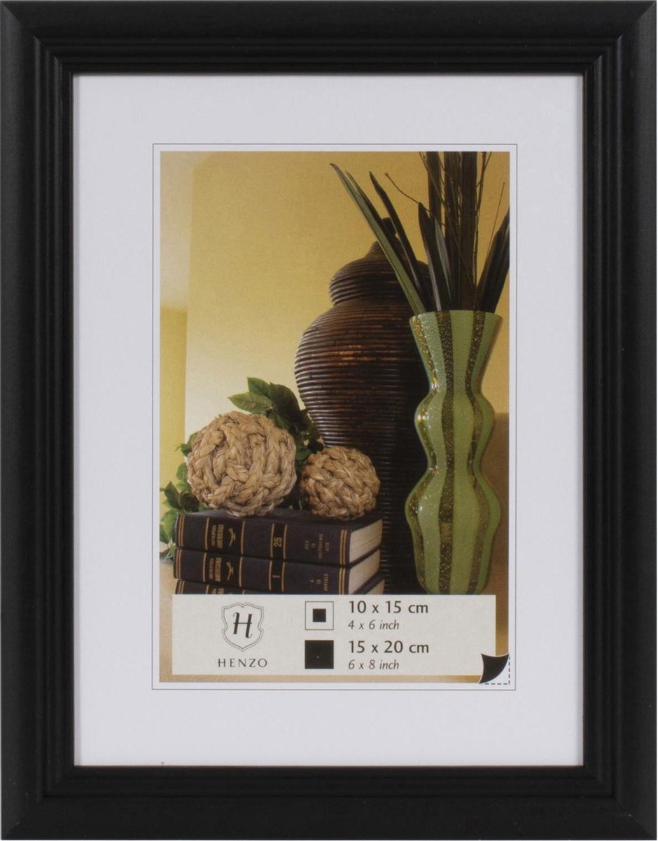 Henzo fotoramme - - artos - fotostørrelse 15x20 cm - sort