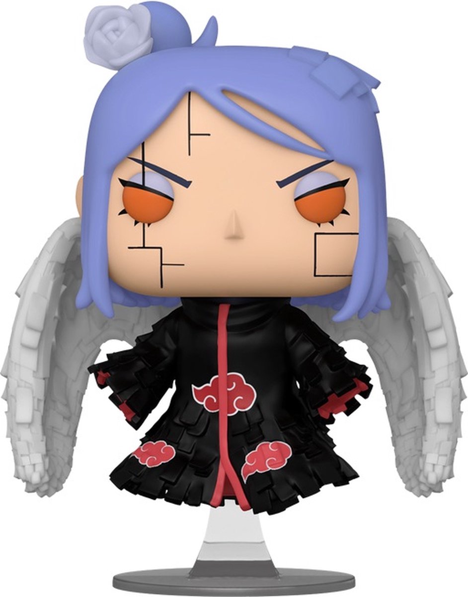 Funko naruto konan vinyl figur nr. 1508 pop! flerfarvet - PVC - anime, fan merch, tv-serier