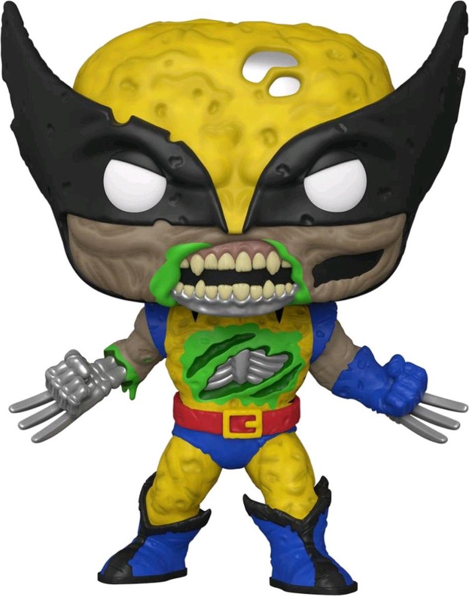 Funko pop! marvel zombier - zombie wolverine #696 - 10 tommer mega - eksklusiv