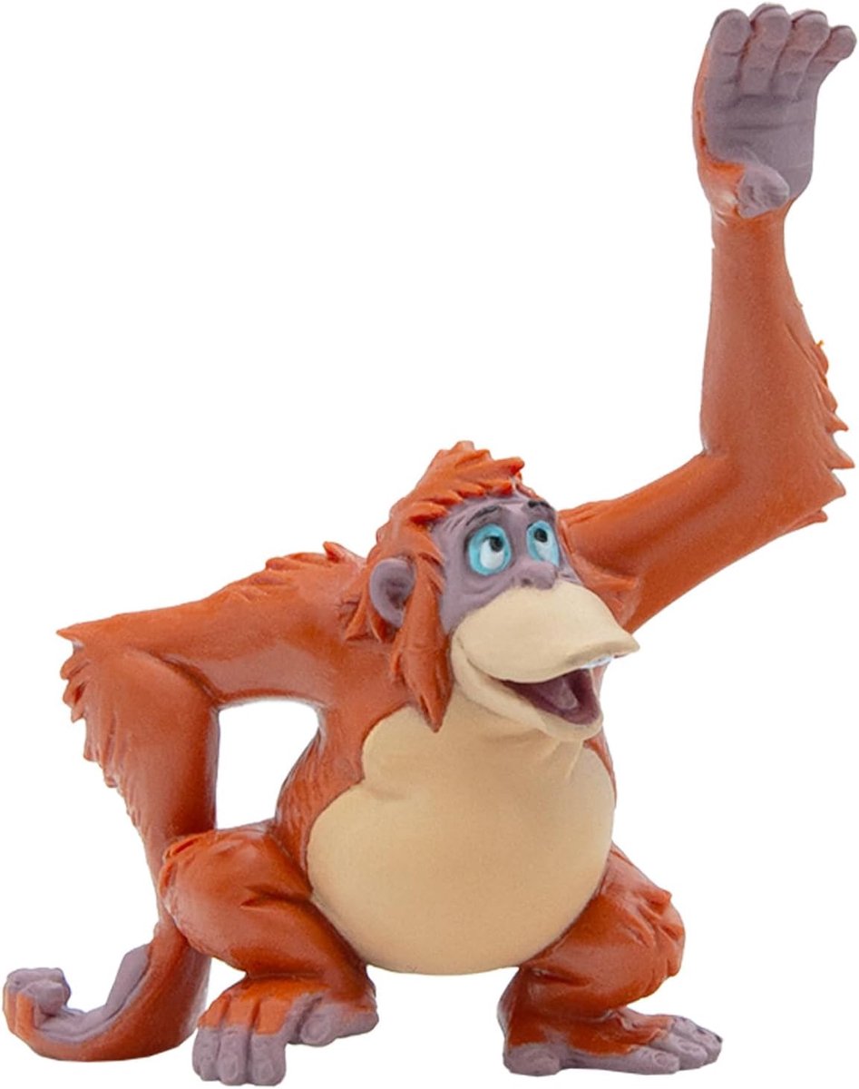 Bullyland 12383 – King Louie – naturtro og detaljeret design, ca. 8,3 cm – ideel som kagefigur og lille gave til børn fra 3 år.