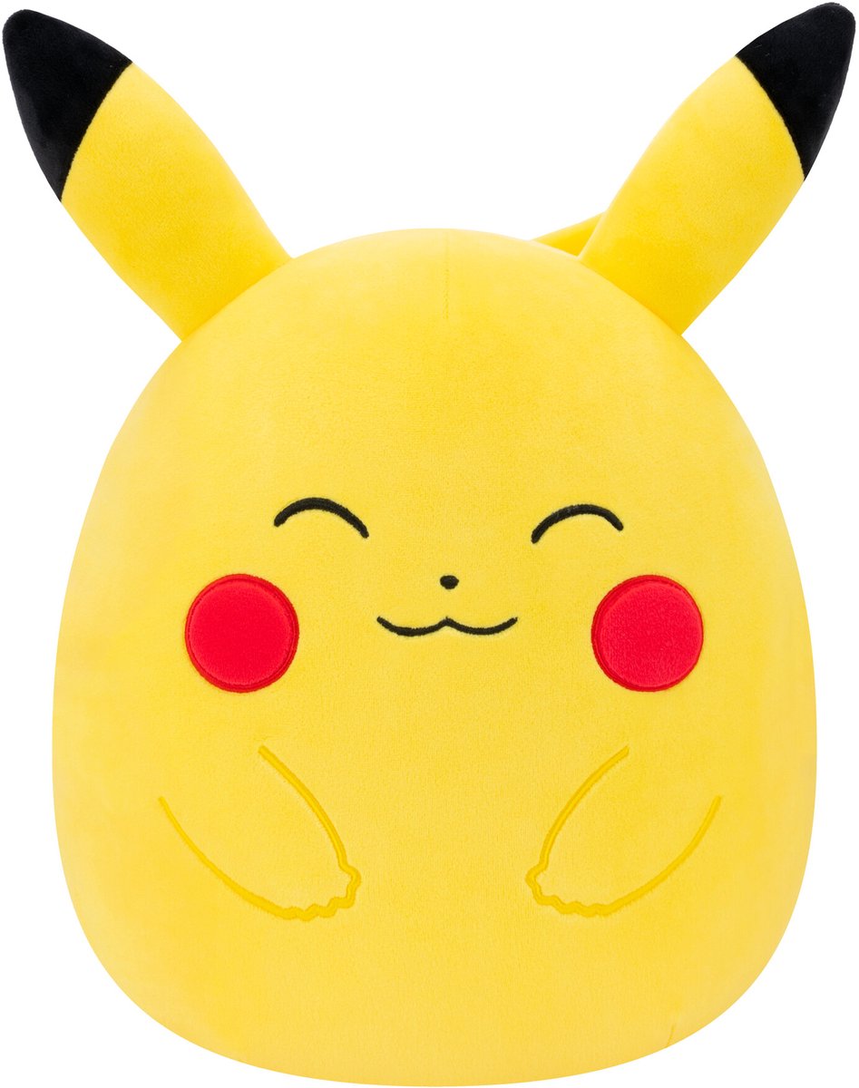 Squishmallows pokémon - pikachu - 35 cm plys