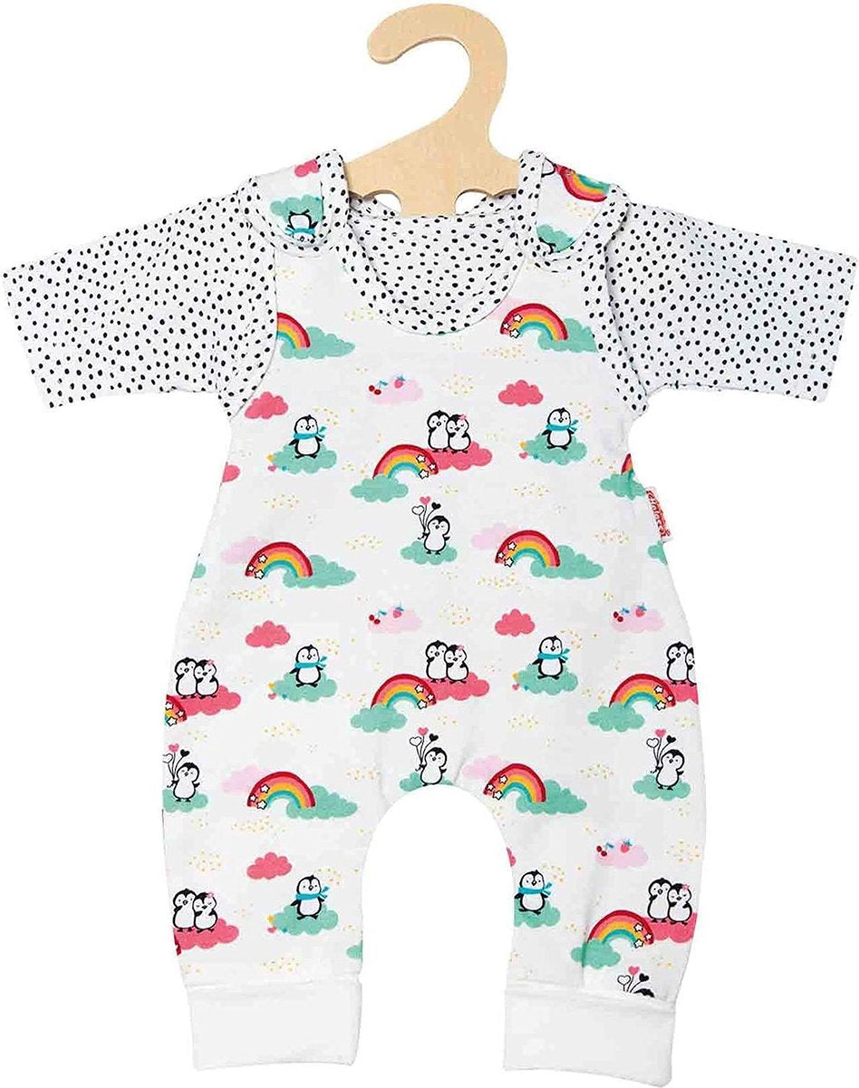 Heless dukker romper pingvin med t-shirt, 28-35 cm