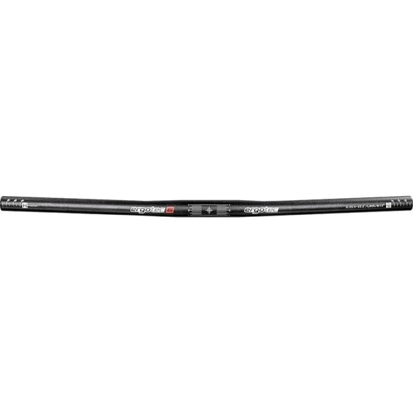 Ergotec styr fladstang 25,4x600 mm - sort