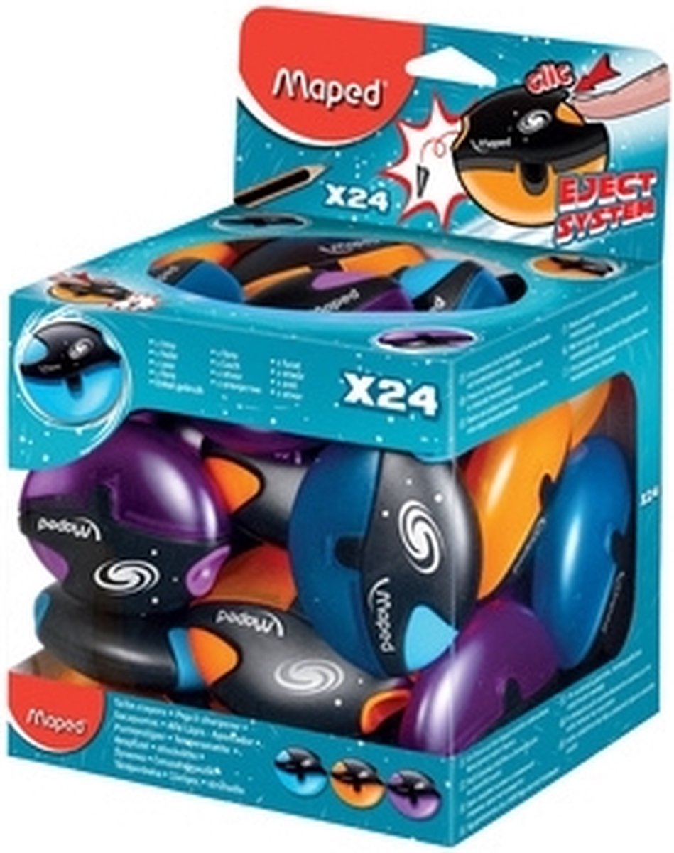 Maped office 24 pieces maped blyantspidser galactic