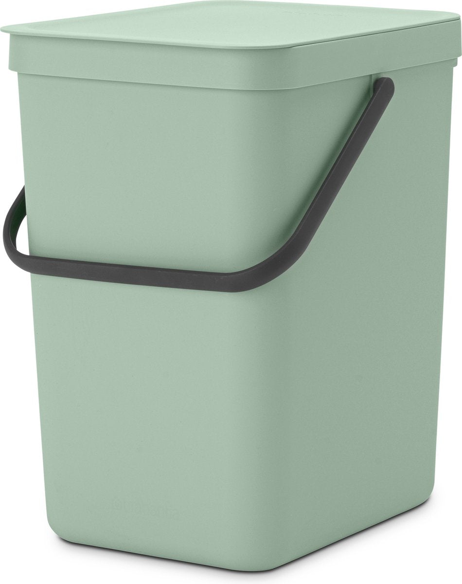 Brabantia sort go affaldsspand - 25 liter - jadegrøn