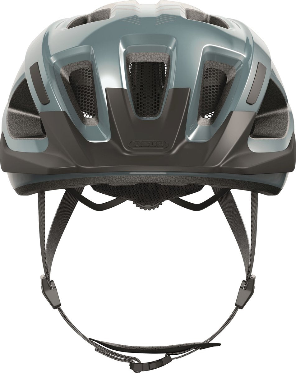 Abus cykelhjelm aduro 3.0 led glacier blue s - 51-55 cm - blå - velegnet til brug på elcykler - bycykler - 295 g