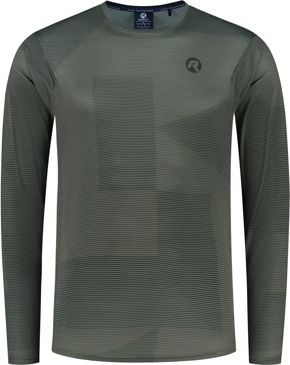 Rogelli advntr core mtb shirt heren - lange mouwen - groen zwart