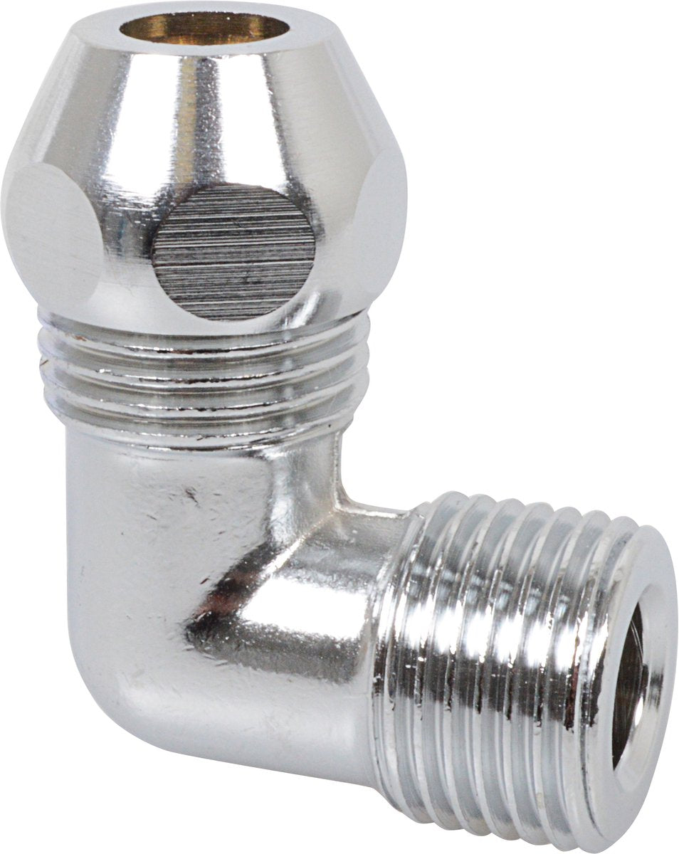 Kirchhoff ms kompressionsfitting-albue 90° - krom - 1 2 han x 10 mmq