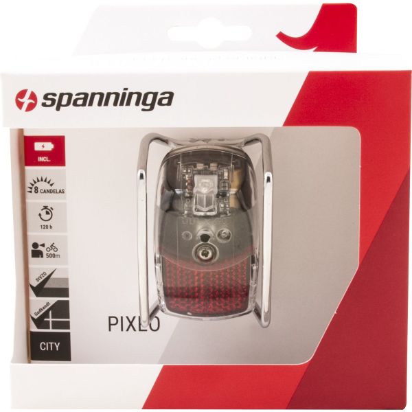 Spanninga baglys Pixeo XB Battery Fender Chrome