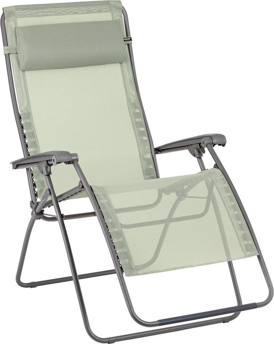 Lafuma RSXA XL klips - model 2025 - afslapningsstol - justerbar - foldbar - nul tyngdekraft - mos