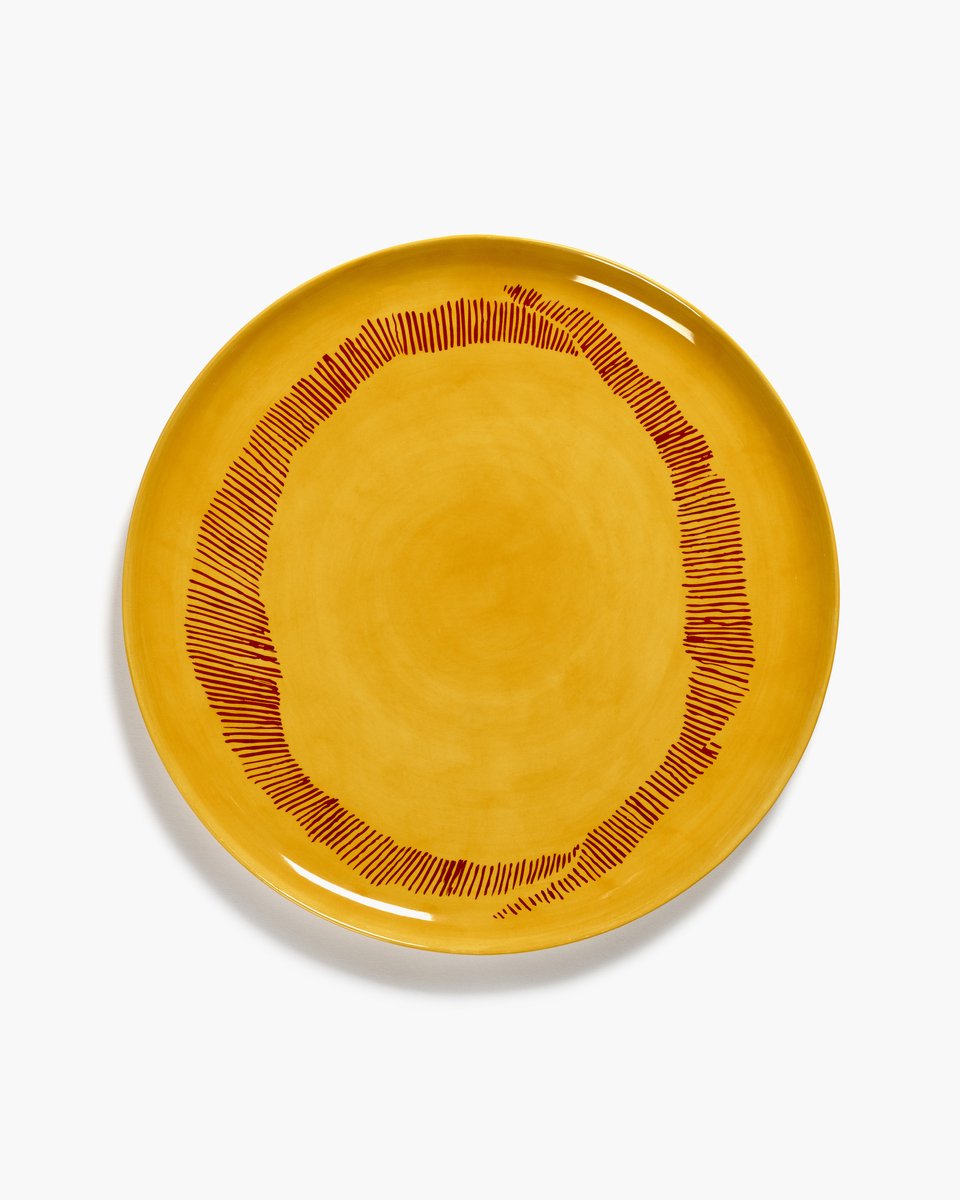 Serax - ottolenghi fest - serveringsskål - gul rød - 35 ø