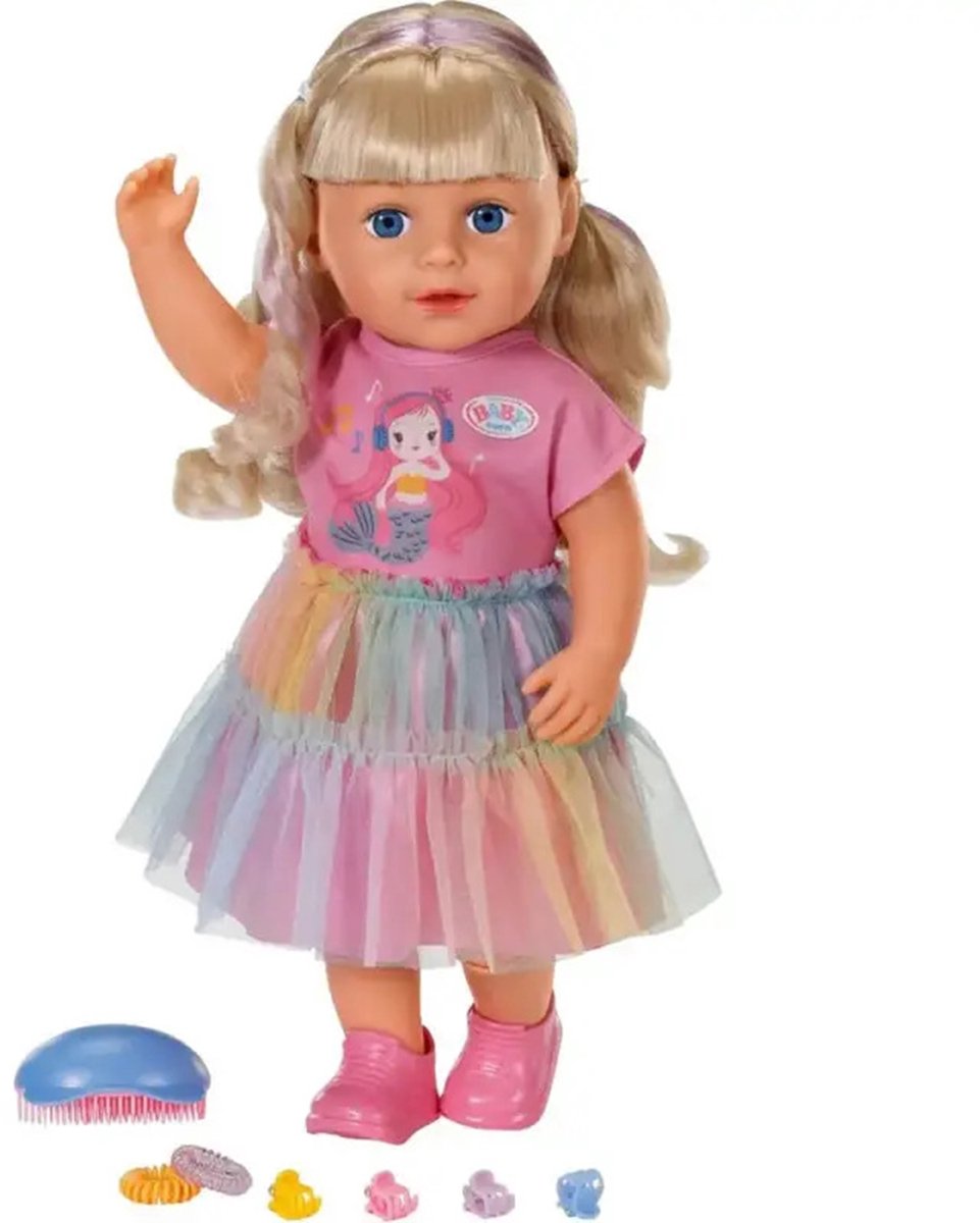 Baby født søster legestil carla - 43cm