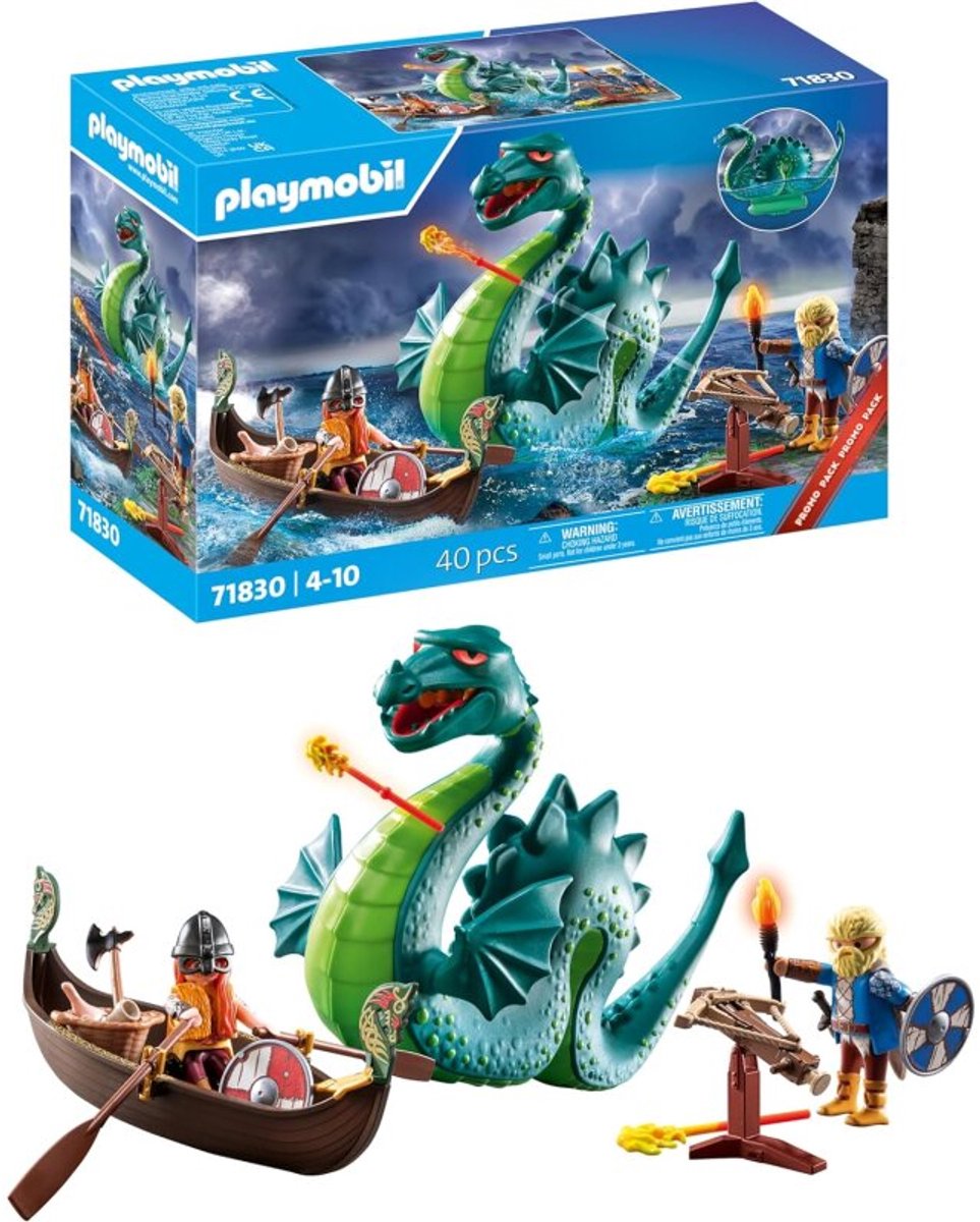 Playmobil historie vikinger med havmonster 71830