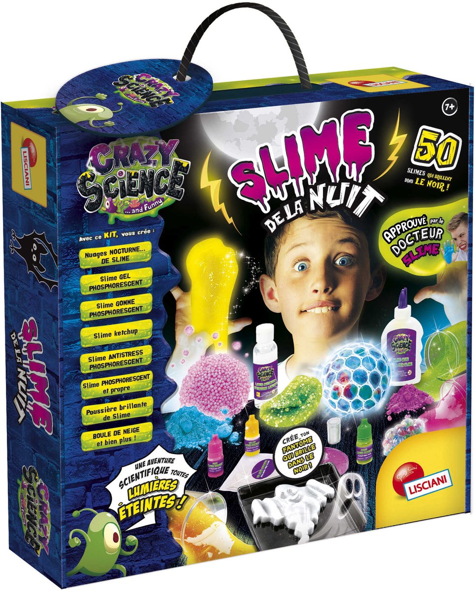 Lisciani skøre videnskab slime de la nuit