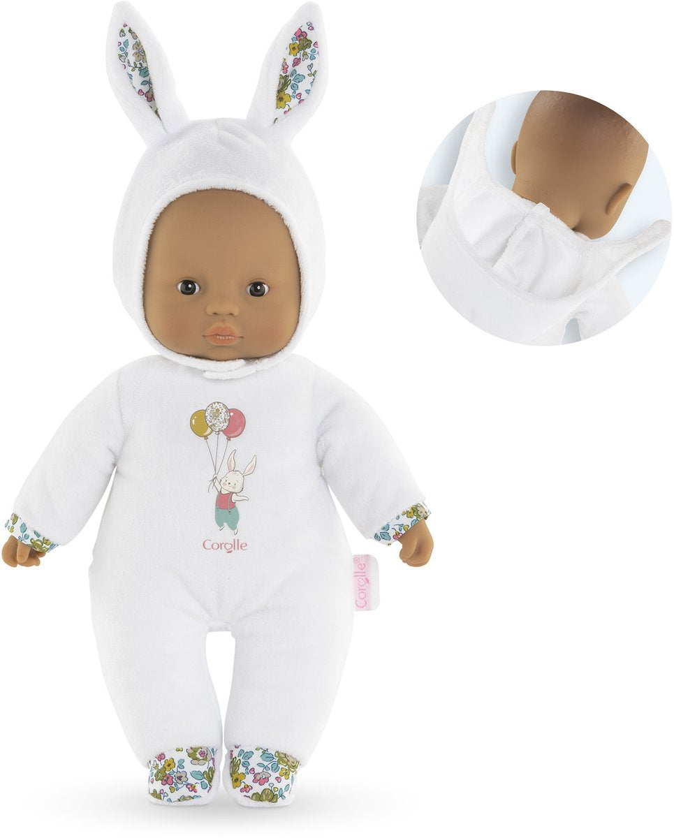 Corolle Mon Doudou Sweet Heart Babypop - Rabbit White, 30 cm