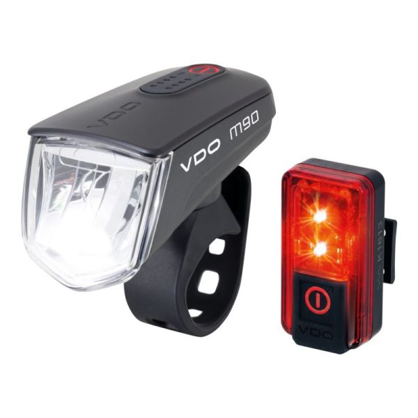 Belysningssæt VDO Eco Light M90 USB + Red Plus USB