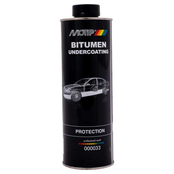 Motip bitumen undervognsbelægning sort - 1.000 ml påskruningsdåse