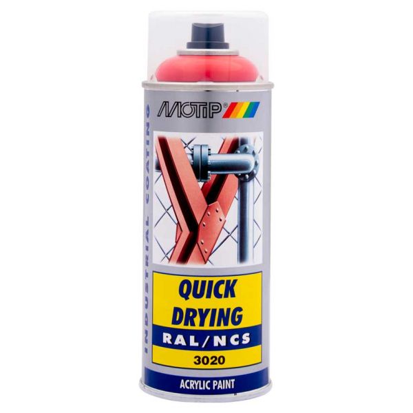 Motip industrielt ral3020 400 ml.
