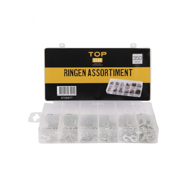 Topgear ringe sortiment 350 stk*