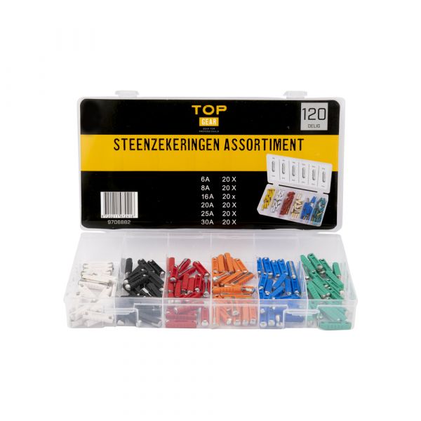 Topgear rock sikringer ass. 120 stk